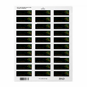 Spruce Pine Cone Candle Label (Vorne)