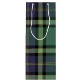 Spruce plaid geschenktüte für weinflaschen (Rückseite)