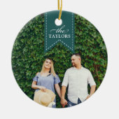 Spruce Ribbon | FOTO Keramik Ornament (Vorne)