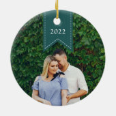 Spruce Ribbon | FOTO Keramik Ornament (Hinten)