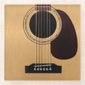 Spruce Top Acoustic Gitarre Glasuntersetzer (Vorderseite)
