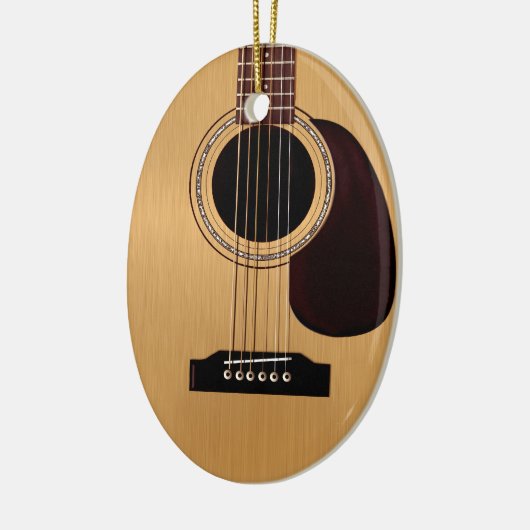 Spruce Top Acoustic Gitarre Keramik Ornament (Links)