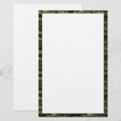 Spruce Tree Border Briefpapier (Vorne/Hinten)