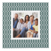 Spruce Trellis | Holiday Monogram Family Würfel (Vorderseite)