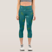 Spruce Twigs - Auf einem Wald Capri Leggings (Vorderseite)