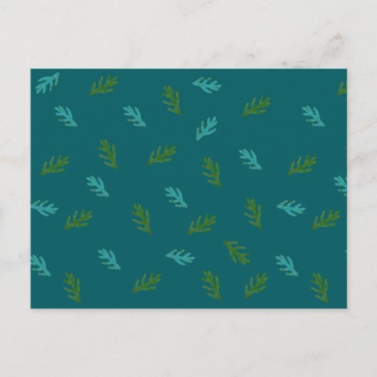 Spruce Twigs - Auf einem Wald Postkarte (Vorderseite)