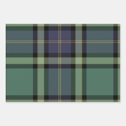 Spruce Wrapping Paper Flat Sheet Set of 3 Geschenkpapier Set (Vorderseite)