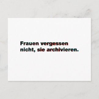 spruch Frauen Postkarte