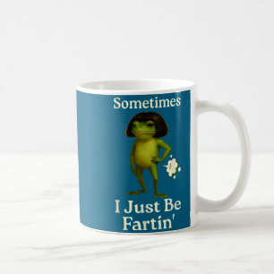 Spruch Manchmal Furzt Frosch Frosch Ich Spaß Kaffeetasse