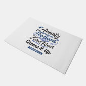 Sprüche 12,25 - Bibelvers - Kind Word Art Fußmatte (Schrägansicht)