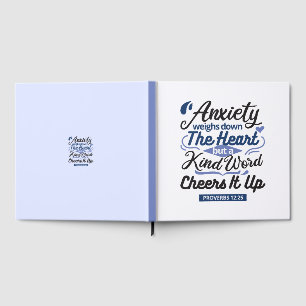 Sprüche 12,25 Bibelvers – Kind Word Art Gästebuch
