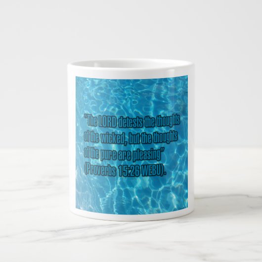 Sprüche 15:26 WEBU Tasse (Vorderseite)