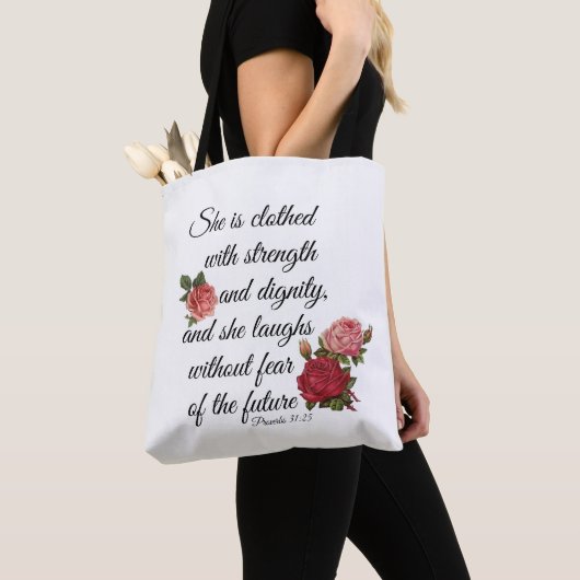 Sprüche 31:25 tasche (Von Nahem)