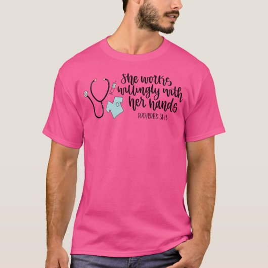 Sprüche 31 Stillen T-Shirt (Vorderseite)
