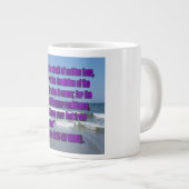 Sprüche 3:25-26 WEBU Mug Jumbo-Tasse (Vorderseite Rechts)