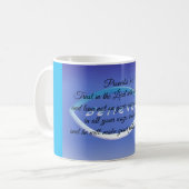 Sprüche 3:5-6 kaffeetasse (Vorderseite Links)
