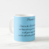 Spruche 3:5-6 Tasse (Vorderseite Links)