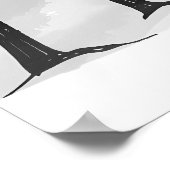 Sprüche 3:5-6 Vertraue auf den Herrn Poster (Ecke)