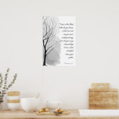 Sprüche 3:5-6 Vertraue auf den Herrn Poster (Küche)