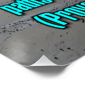 Sprüche 3:5-6 WEBU Poster (Ecke)