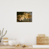Sprüche 4:18 poster (Küche)