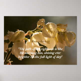 Sprüche 4:18 poster