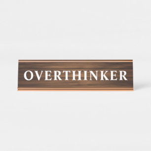 Sprüche-einfacher Entwurfs-hölzerne Korn-Täfelu Schreibtischnamensplakette