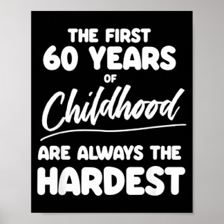 Sprüche zum 60. Geburtstag für Vater Bruder Poster