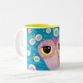 Sprudeln mit Liebe Zweifarbige Tasse (Vorderseite Links)