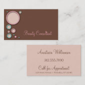 Sprudelnde Brown-Visitenkarten Visitenkarte (Vorne/Hinten)