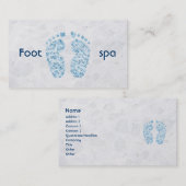 sprudelnde Füße Visitenkarte (Vorne/Hinten)