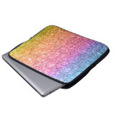 Sprudelnde Neopren-Laptop-Hülse - Laptopschutzhülle (Vorne Knopf)