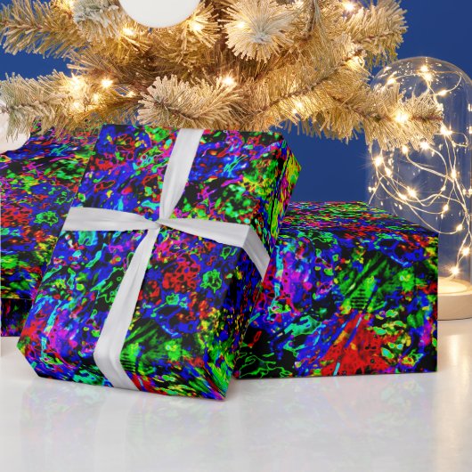 Sprudelndes abstraktes Geschenkpapier, Helles Spru Geschenkpapier (Feiertage)