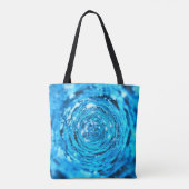 Sprudelndes Wasser Wirbel Tasche (Rückseite)