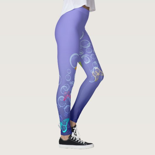 Sprudelt n-Schmetterlinge Leggings (Rechts)