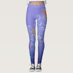 Sprudelt n-Schmetterlinge Leggings