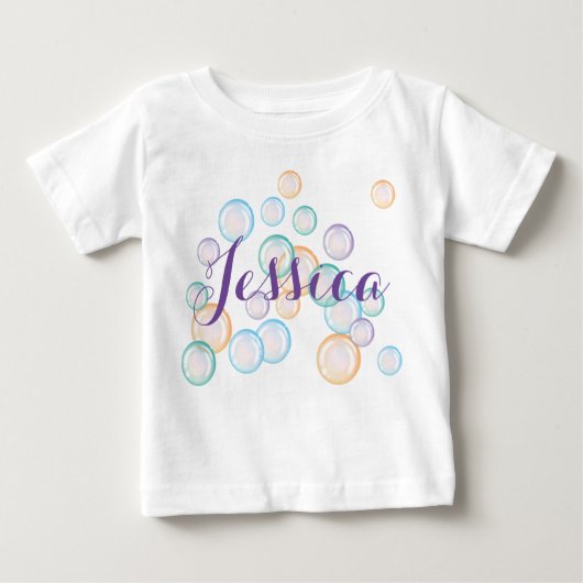 Sprudelt Shirt, personifiziert mit Ihrem Baby T-shirt (Vorderseite)