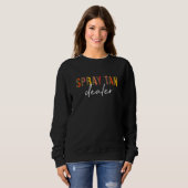 Sprühbraun-Händler Tan Slayer Spray Bräunung Halb Sweatshirt (Vorne ganz)