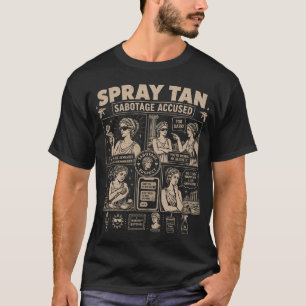 Sprühbraun-Sabotage T-Shirt