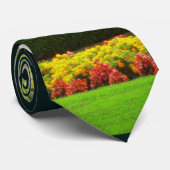 Sprühbrunnen im Blumengarten des Stadtparks Krawatte (Gerollt)