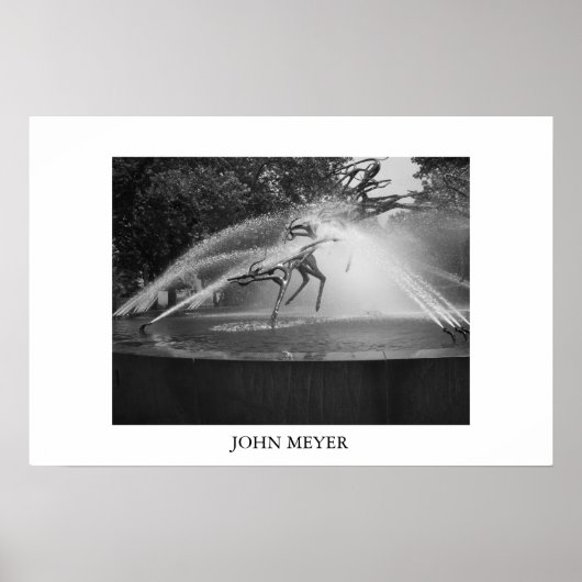 Sprühbrunnen Poster (Vorne)