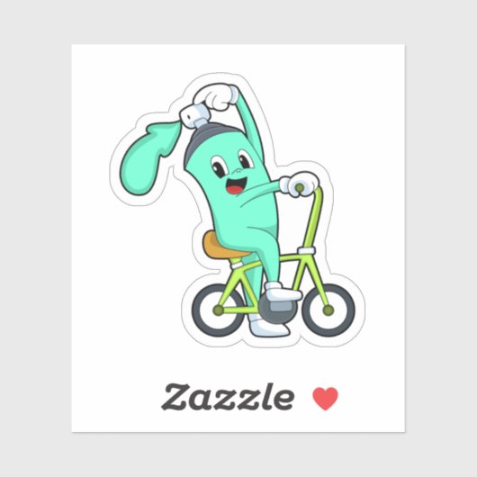 Sprühdose mit Fahrrad Aufkleber (Blatt)