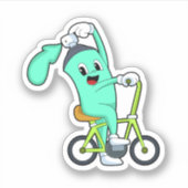 Sprühdose mit Fahrrad Aufkleber (Vorderseite)