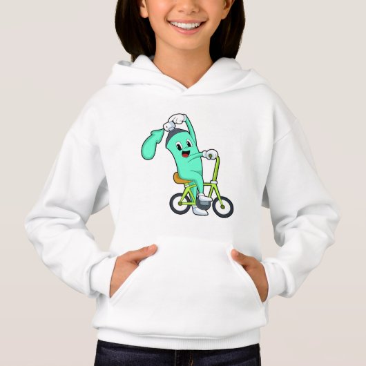 Sprühdose mit Fahrrad Hoodie (Vorderseite)