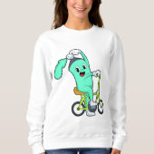 Sprühdose mit Fahrrad Sweatshirt (Vorderseite)