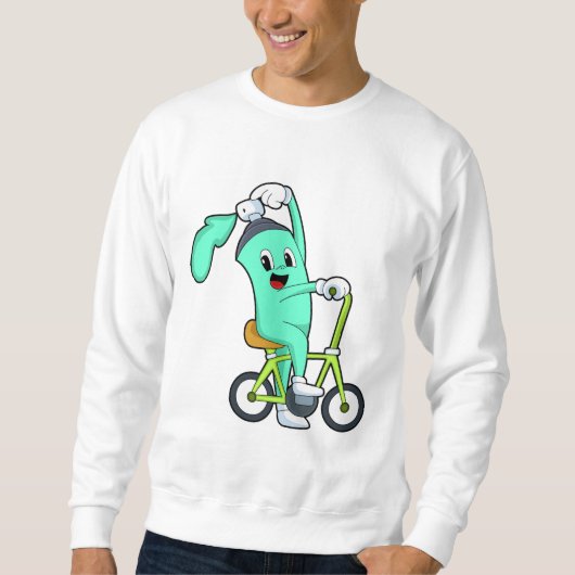 Sprühdose mit Fahrrad Sweatshirt (Vorderseite)