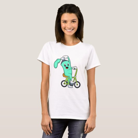 Sprühdose mit Fahrrad T-Shirt (Vorne ganz)