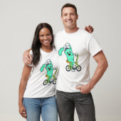 Sprühdose mit Fahrrad T-Shirt (Unisex)