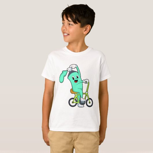 Sprühdose mit Fahrrad T-Shirt (Vorne ganz)