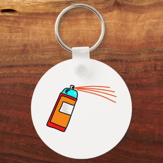 Sprühdose Schlüsselanhänger (Vorderseite)